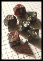 Dice : Dice - Dice Sets - Crysal Caste Dragon Bones Red - Ebay May 2012